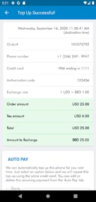 Topup Flow android App screenshot 2
